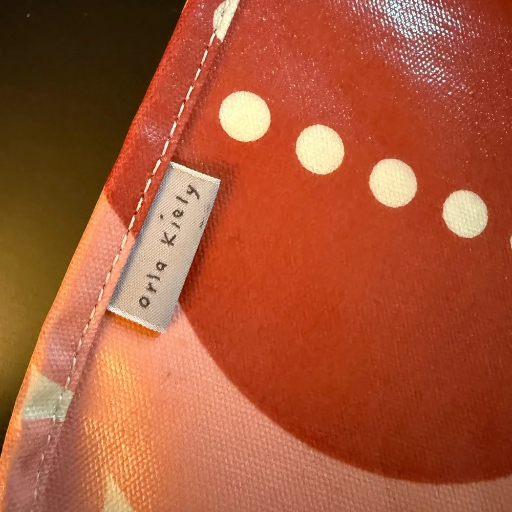 ORLA KIELY coated canvas tote in pink shadow floral design. RARE FIND! - Picture 3 of 7